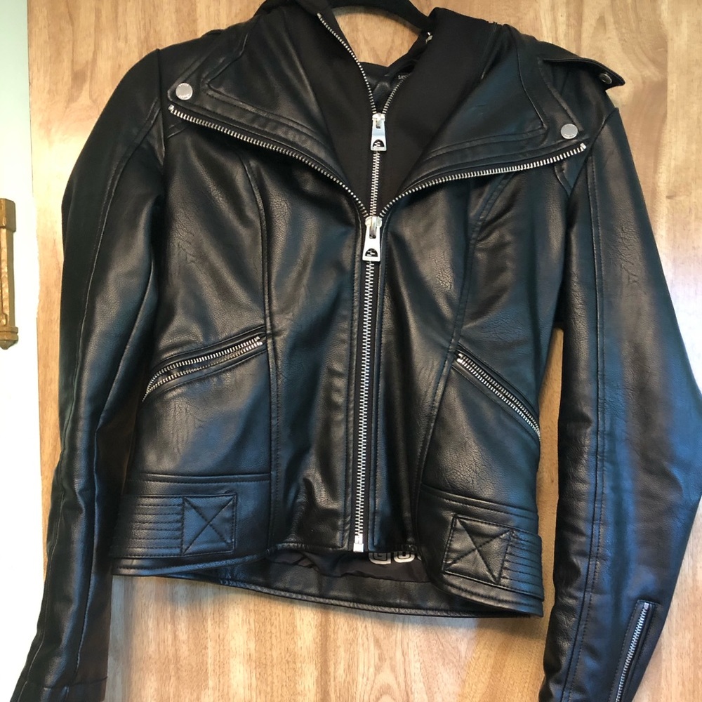 Faux leather Guess jacket